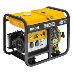 Denzel Electric Start Diesel Generator, DES-32E, 3200W, 4-Stroke, 296CC, 5.5 HP, 11 Ltrs Fuel Tank Capacity