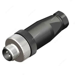 Katlax M12 Male Straight Screw Type Circular Connector, CNM12-S5SP0-BP7, PG7, 5 Pin, 60V, 4A, IP67