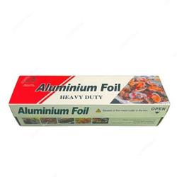 Dfac Pack Heavy Duty Aluminium Foil, 45CM Width x 30 Mtrs Length, 6 Rolls/Carton