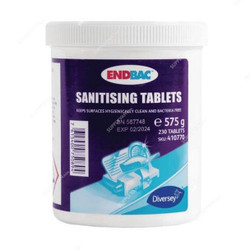 Endbac Sanitising Tablets, 410770, 575GM, 230 Pcs/Pack