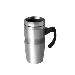 Royalford Double Wall Travel Mug, RF9817, Stainless Steel, 480ML, Silver