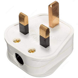 Tenby 3 Pin Fused Plug, 739401, 240VAC, 13A