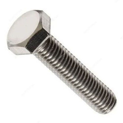 Hex Bolt, Mild Steel, M10 Thread Size x 25MM Length, 100 Pcs/Pack