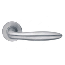 Dorfit Solid Mortise Rose Lever Handle, DTSH024, SS, Satin