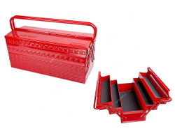 Kingtony Tool Box, 87402, Steel, 5 Compartment, 1.22 Cu.Ft.