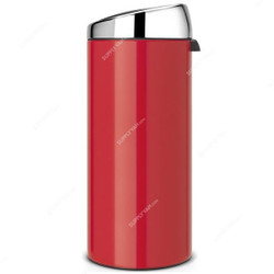 Brabantia Touch Bin, 483844, 30 Litres, Passion Red