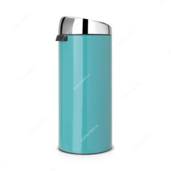 Brabantia Touch Bin, 481925, 30 Litres, Carribean Blue