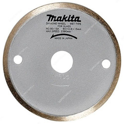 Makita Continuous Rim Diamond Blade, 792296-4, Wet, 80MM, Silver