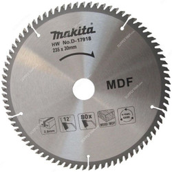 Makita MDF Cutting Blade, D-17918, 235x30MM, 80 Teeth