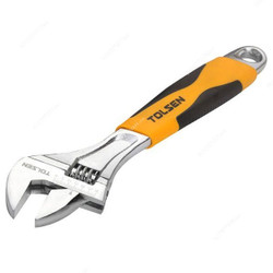 Tolsen Adjustable Wrench, 15009, 24MM Jaw Capacity, 200MM Length