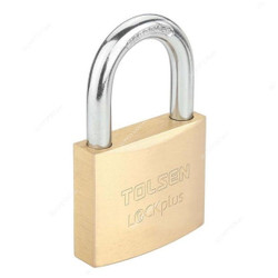 Tolsen Padlock, 55114, 40MM, Brass