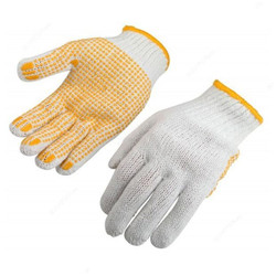 Tolsen Garden Gloves, 45006, White and Yellow