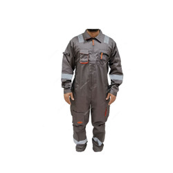 Power Safety Protective Workwear Coverall, XL, Grey