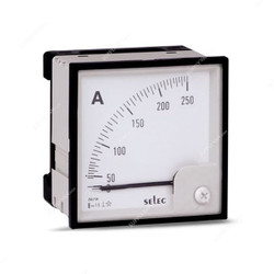 Selec Analog Ammeter, AM-I-3-80-5A, 0-5A