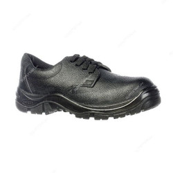 Vaultex Steel Toe Safety Shoe, DVR, Black, Size43
