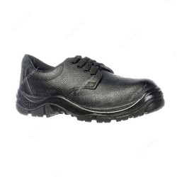 Vaultex Steel Toe Safety Shoe, DVR, Black, Size44