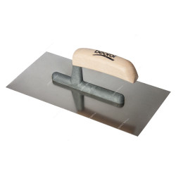 Beorol Plastering Trowel, GRDM, Wood/Stainless Steel, 130MM Width x 270MM Length