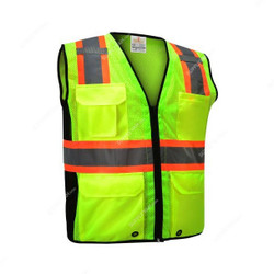 Empiral Safety Vest, E108072802, Glow, M, Yellow and Green
