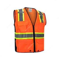 Empiral Safety Vest, E108072901, Glow, Orange, S
