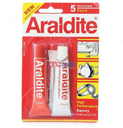 Araldite Epoxy Adhesive, 17 ML, Red, 2 Pcs/Pack