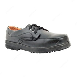 Vaultex Steel Toe Safety Shoes, VE3, Size43, Black, Low Ankle