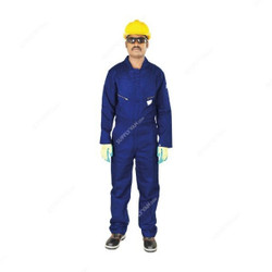 Vaultex Flame Retardant Coverall, LBFRN, 320GSM, 4XL, Navy Blue