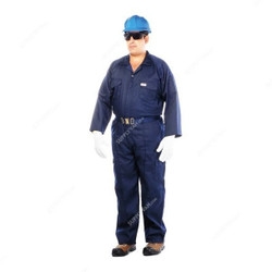 Vaultex Coverall, 1NV, 190GSM, S, Navy Blue