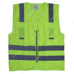 Vaultex Reflective Vest, NKO, 120GSM, XL, Yellow