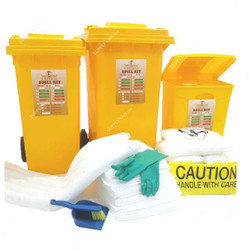 Empiral Wheeled Bin Oil Spill Kit, E135522922, 68 Litres