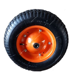 Apex Japanese Wheelbarrow Tire, 16 x 4 Inch, Airwheel Rubber