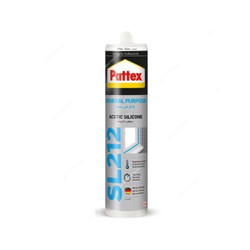 Pattex General Purpose Silicone Sealant, GP-SL212, White, 280ML