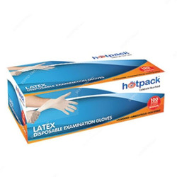 Hotpack Latex Gloves, LGS, S, 1000 Pcs/Carton