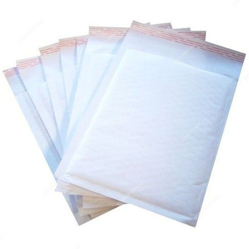 Nuco Bubble Envelope, NUBE225X140W, 225 x 140 mm, White, PK10