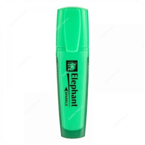 Elephant Highlighter, 206895PK4, Green, 4 Pcs/Pack