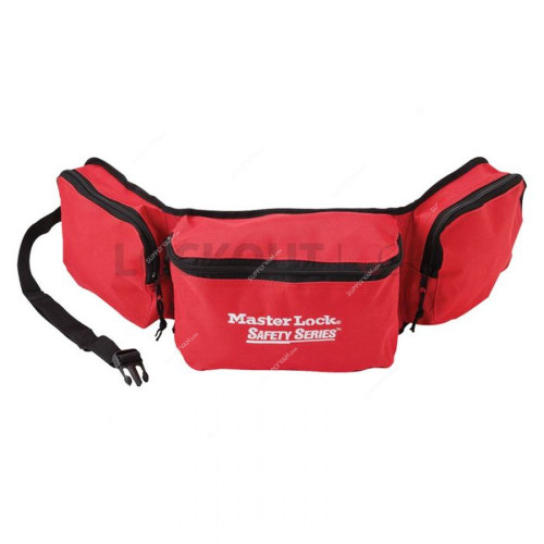 Master Lock Personal Lockout Pouch, ML1456, Red