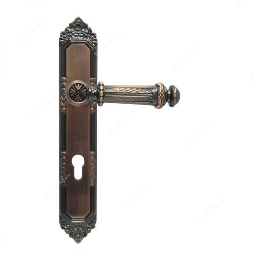 Burano Door Handle, AA99-AA59, Zinc, 10 Inch