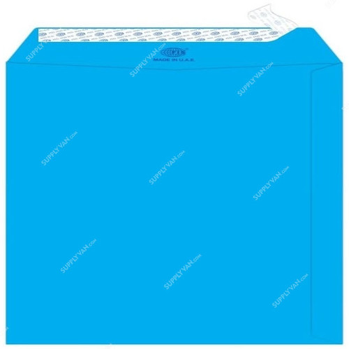 FIS Peel and Seal Envelope, FSEC8032PBBL50, 9 x 6 Inch, 80 GSM, Neon Blue, PK50