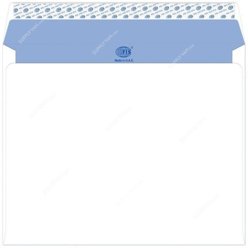 FIS Blue Glued Peel and Seal Envelope, FSWE1042PI50, 229 X 324MM, 100 GSM, White, PK50