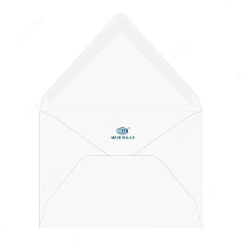 FIS Glued Envelope, FSEE1024GMWB25, 136 x 204MM, 100 GSM, Moon Beam White, PK25