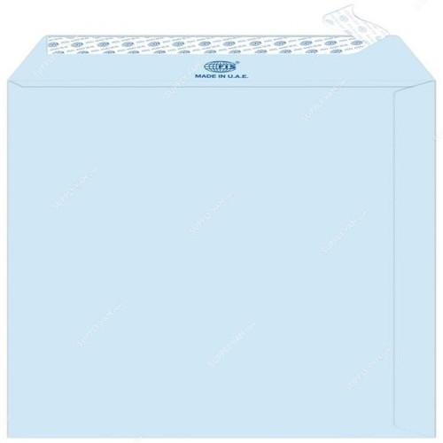 FIS Peel and Seal Envelope, FSEC8033PB50, 10 x 7 Inch, 80 GSM, Pastel Blue, PK50