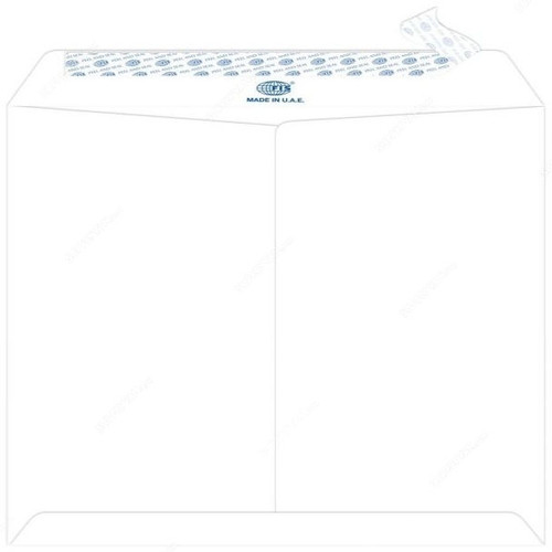 FIS Peel and Seal Envelope, FSWE1034PRC25, 12 x 10 Inch, 100 GSM, White, PK25