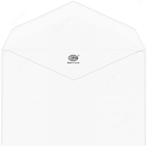FIS Glued Envelope, FSEE1020GMWB25, 120 x 185MM, 100 GSM, Moon Beam White, PK25