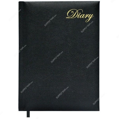 FIS Undated Russian-English Diary, FSDIRUD-01, 148 x 210MM, 320 Pages, Black