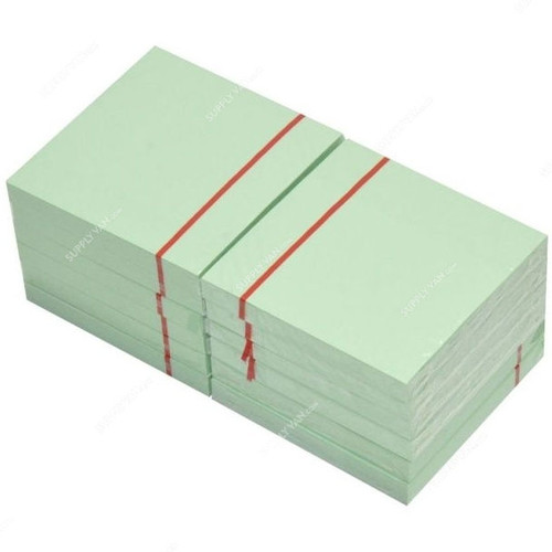 FIS Sticky Notes Set, FSPO33LGR, 100 Sheets, 3 x 3 Inch, Pastel Light Green, PK12