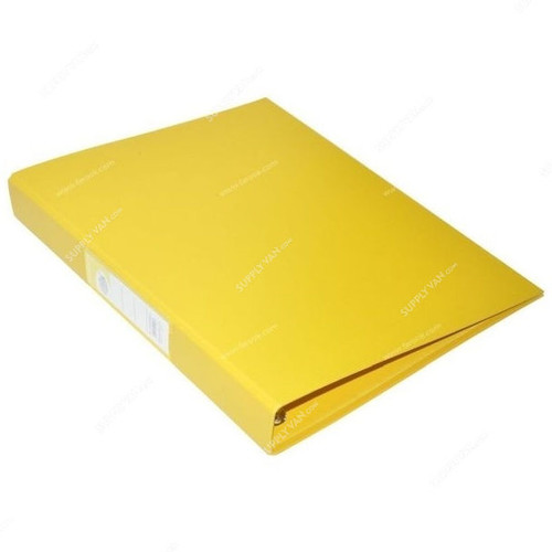 FIS Ring Binder, FSBDD3PPA4YL, Polypropylene, 3 Ring, 25MM, Yellow