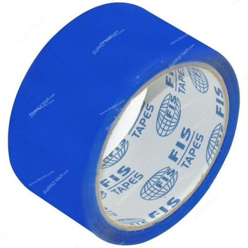 FIS Colored Tape, FSTA2X45BL, 2 inch X 45 Yard, Blue