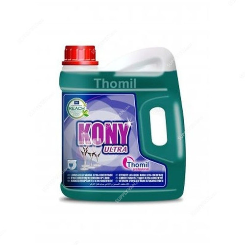 Thomil Kony Ultra-Concentrated Washing-Up Liquid, 4 Litre, Green