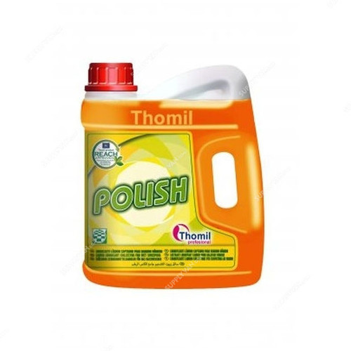 Thomil Polish Lubricant Collector for Wet Sweeping, Floral Scented, 4 Litre, Orange