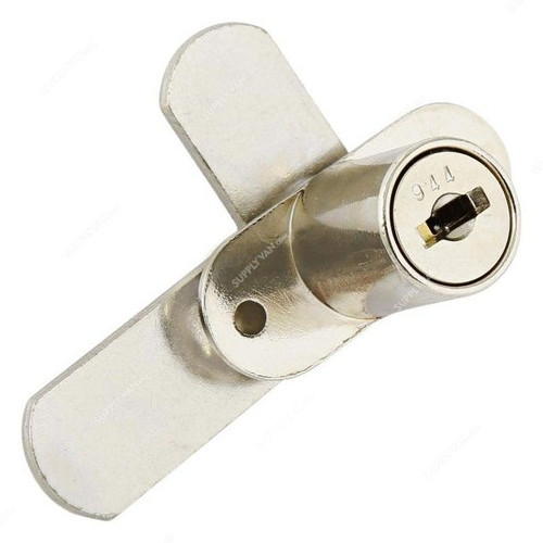 Cupboard Lock, 14MM, Steel, Silver
