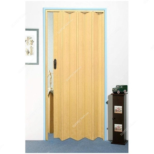 Folding Door Sliding, 100 x 210CM, Light Beige